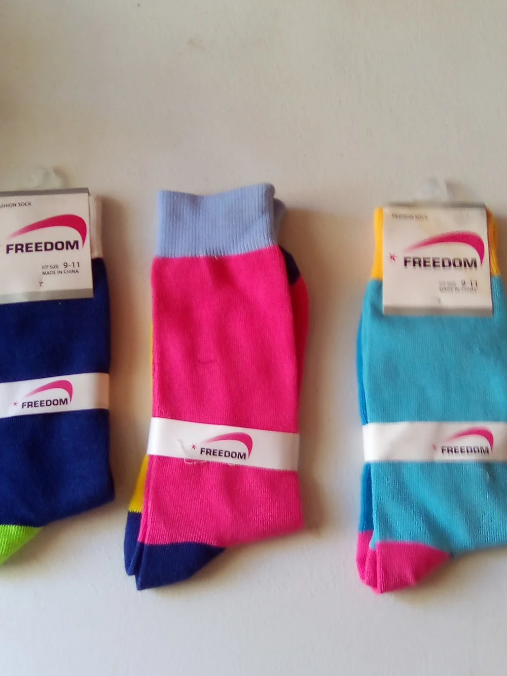 Men's Bright Pink Crew Socks ( Bag B )
